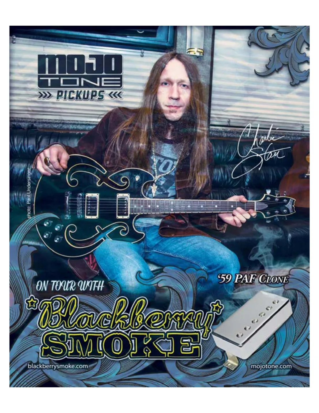 On tour with Blackberry Smoke, Mojotone × Charlie Starr