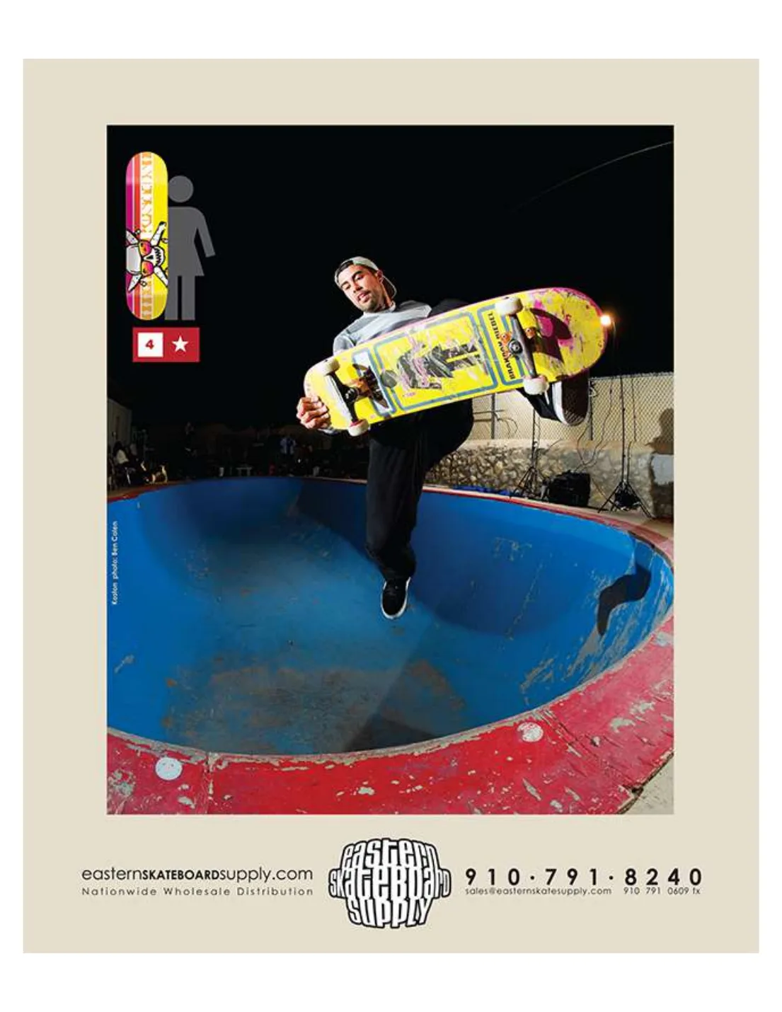 Pool session, Eastern Skateboard Supply